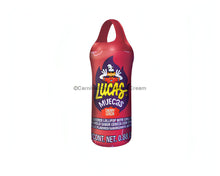 Lucas Muecas Cherry Mexican candy lollipop, sweet and salty with chili powder, 10 count pack.