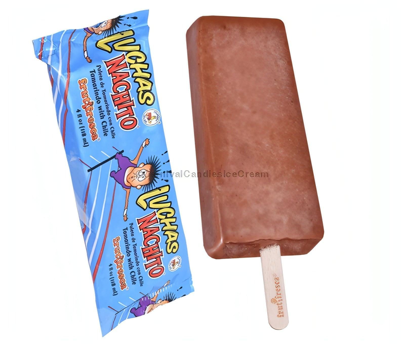 Lucas Nachito Tamarindo natural fruit bars with packaging, a delicious Mexican candy treat.