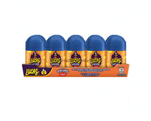 Lucas Polvos Mango Mexican powder candy pack, featuring five single-serve containers for delicious bulk Mexican candy.