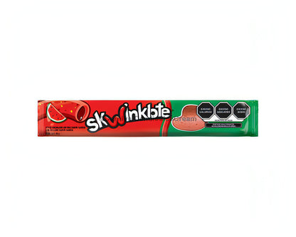 Lucas Skwinklote watermelon flavored straw candy 6 count, bulk Mexican candy for spicy and tangy snacking.