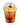 Fruiti-Fresca Mangoneada Ice Cream Cup with stick, mango ice cream topped with chamoy and fresh mango slices, bulk ice cream, 12 count.