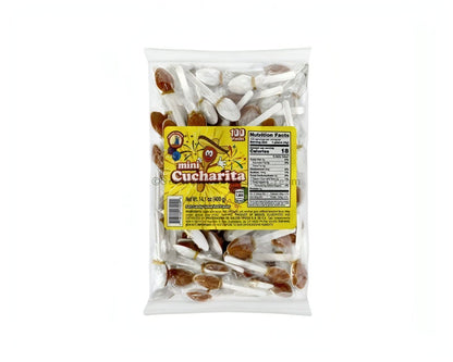 Mini Cucharita Tamarindo Spoon Candy 100 count, a delicious Mexican candy with sweet and tangy tamarind flavor.