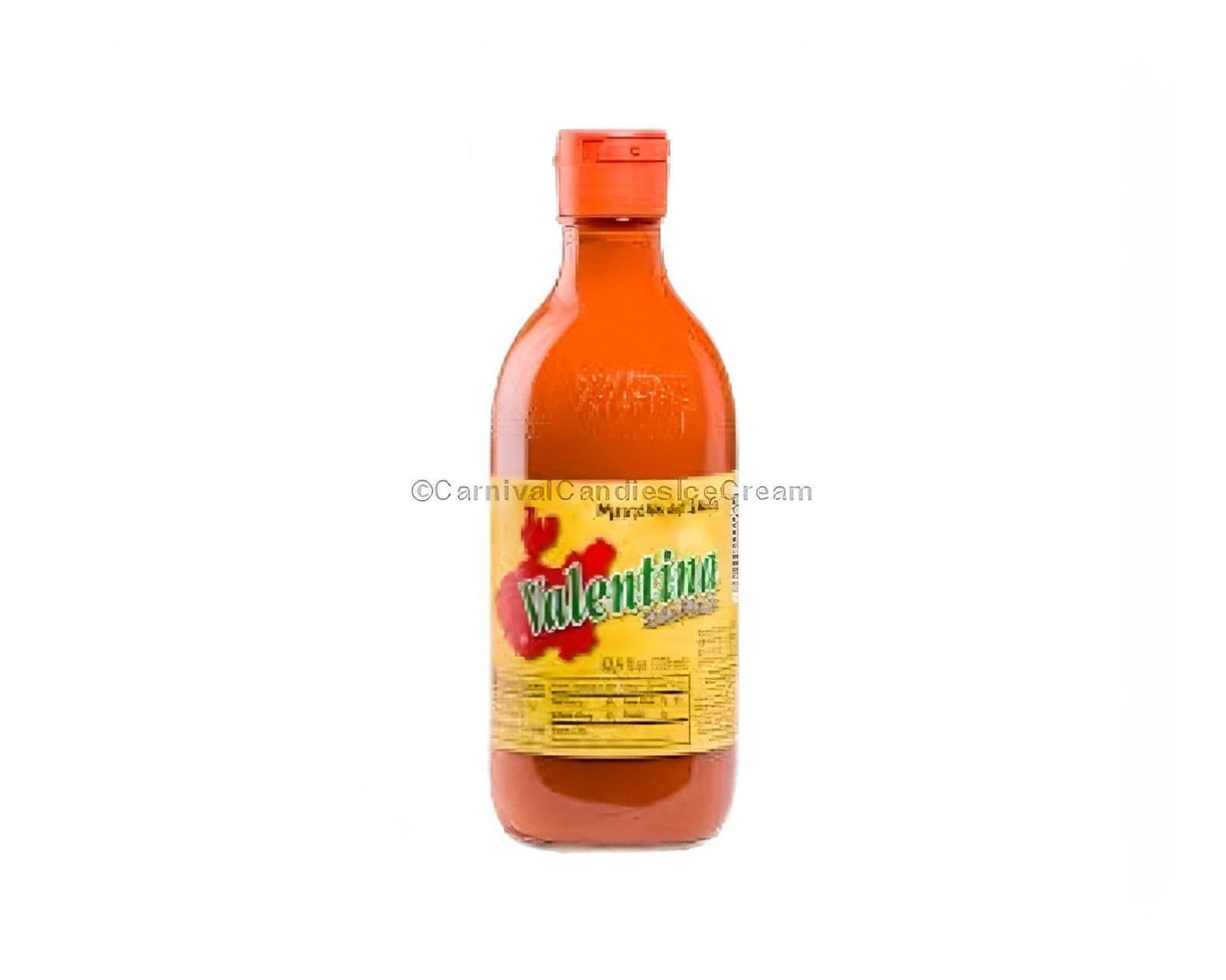 Valentina Salsa 12.5 Oz bottle, a bulk Mexican topping for tacos and burritos, delivering a spicy and tangy flavor.