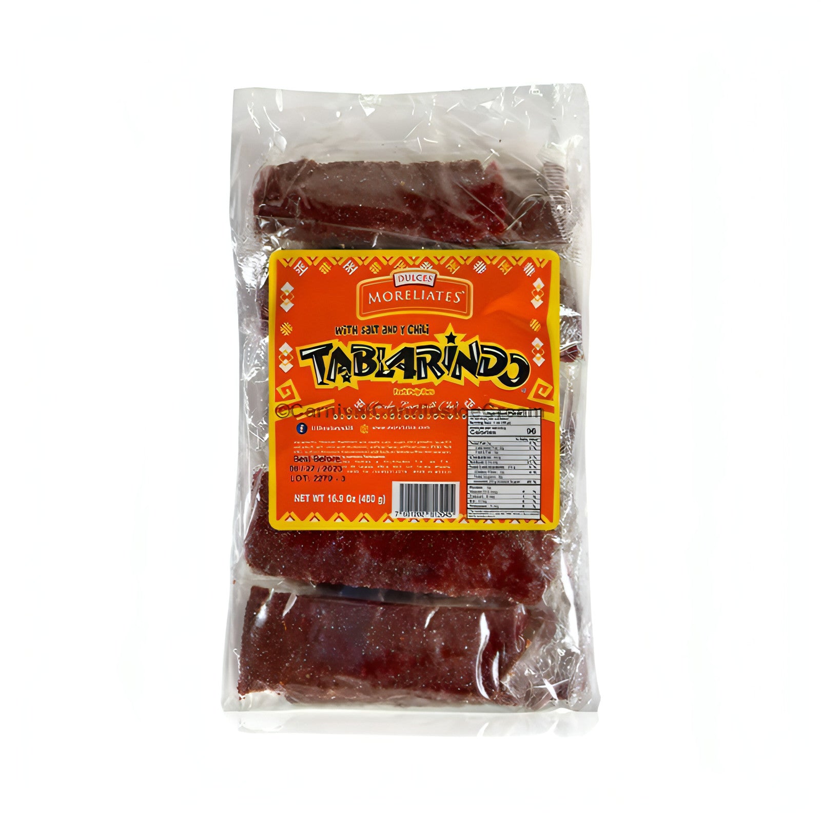 Moreliates Tablarindo Fruit Pulp Bars (25 Count) - Bulk Mexican Candy ...