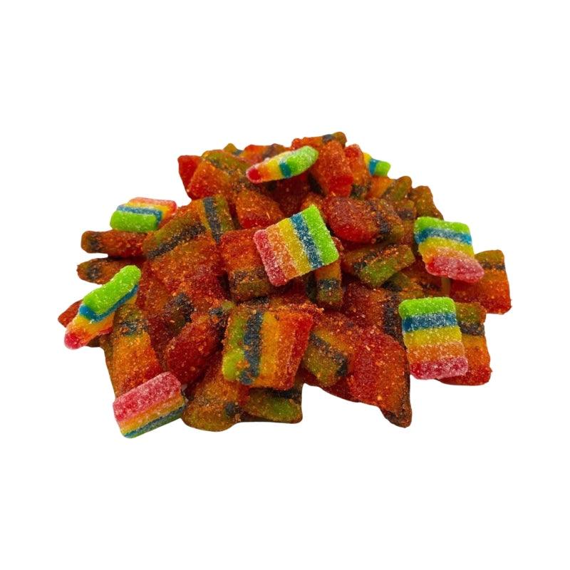 Oy Chamoy! Chamoy Covered Sour Rainbow Belts 4 Oz. Flavor