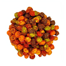 Oy Chamoy! Chamoy Covered Sour Rainbow Bites, a vibrant mix of Mexican candy in sweet, sour, and spicy flavors.