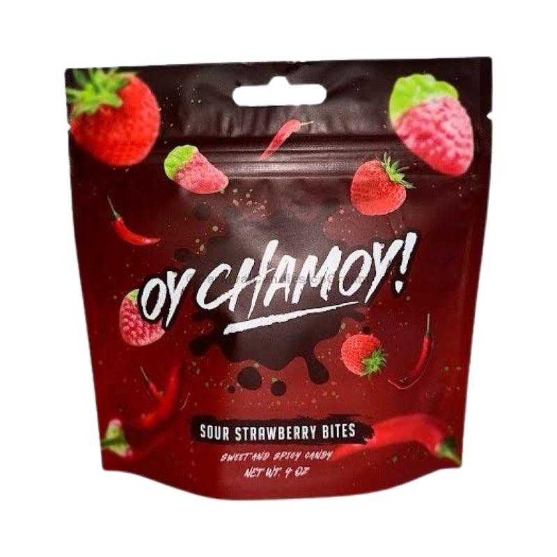 Oy Chamoy! Sour Strawberry Bites