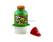 Pelon Pelo Rico Tamarindo candy container, featuring sweet, spicy tamarind flavor in bulk Mexican candy variety.