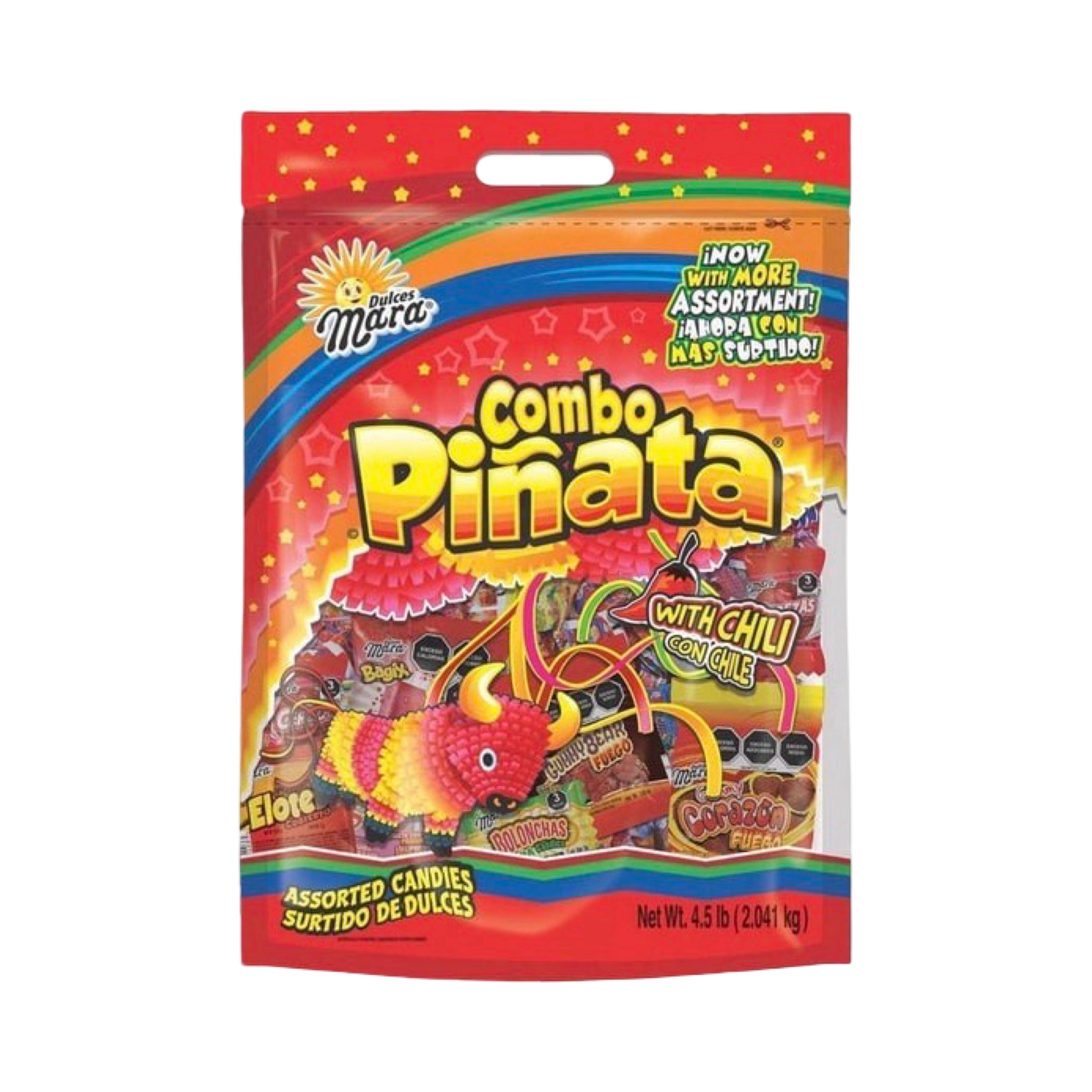 Dulces Mara Combo Pinata Mix with Chile (4.5 LB)