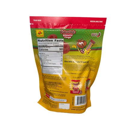 Pulparindo Mango Gummy Ring Mexican Candy (9 Oz)