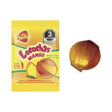 Beny Locochas Mango candy bag with mango chili flavored hard candy, perfect for bulk Mexican candy enjoyment.