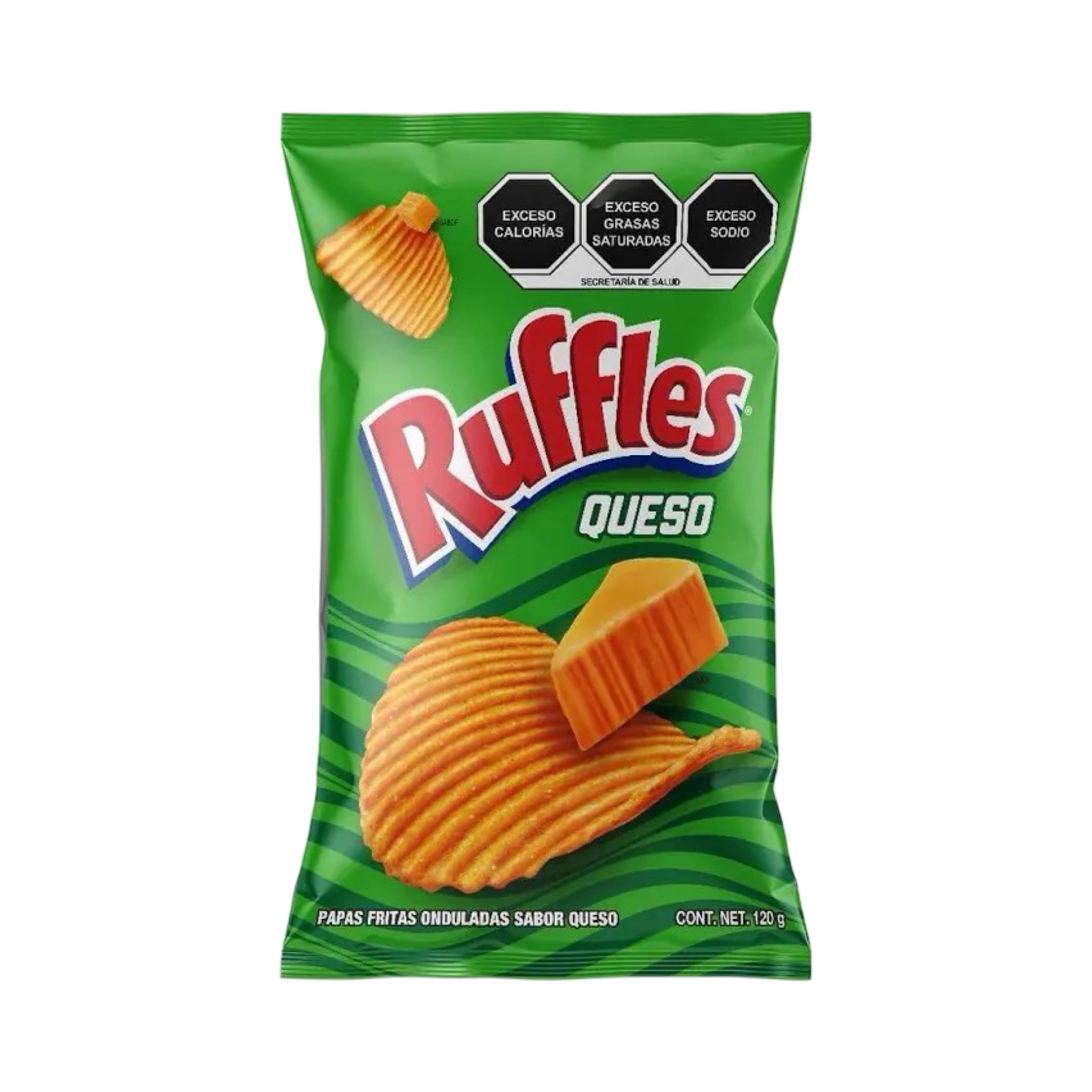 Sabritas Ruffles Queso Mexican Chips (120g)
