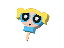 Powerpuff Girl face ice cream popsicle, 18 count, perfect for local pick-up and bulk ice cream treats.