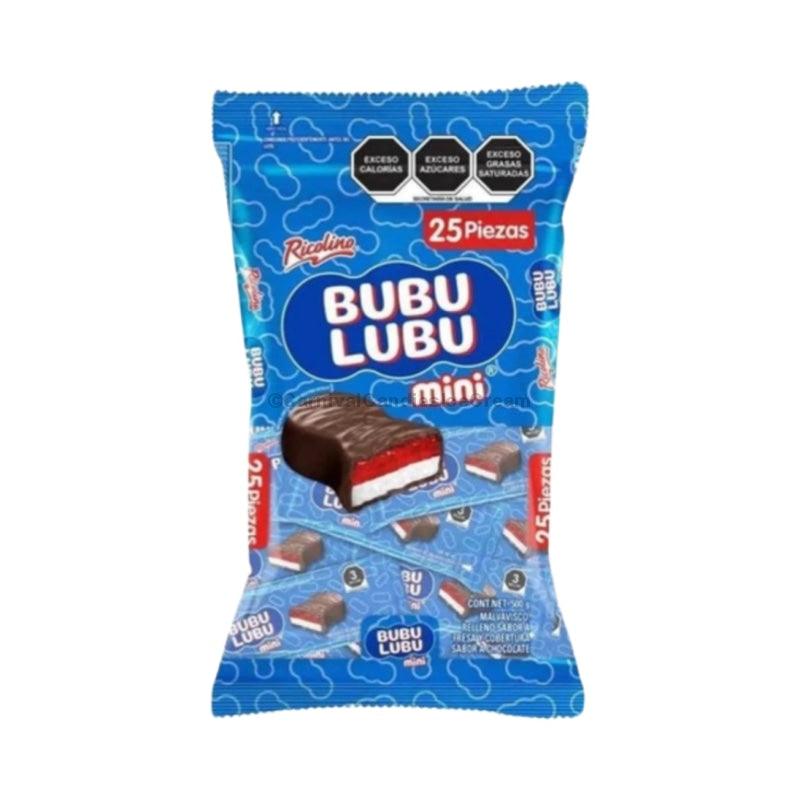 Ricolino Bubu Lubu Mini (25 Count) Chocolate Flavor