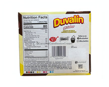 Ricolino Duvalin Hazelnut-Vanilla 18 Count packaging featuring nutrition facts for this popular Mexican candy.