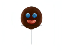 Ricolino Mini Paleta Payaso marshmallow lollipop with chocolate and gummies, perfect bulk Mexican candy treat.