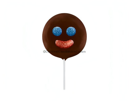 Ricolino Paleta Payaso marshmallow lollipop with chocolate and gummies, perfect bulk Mexican candy treat.