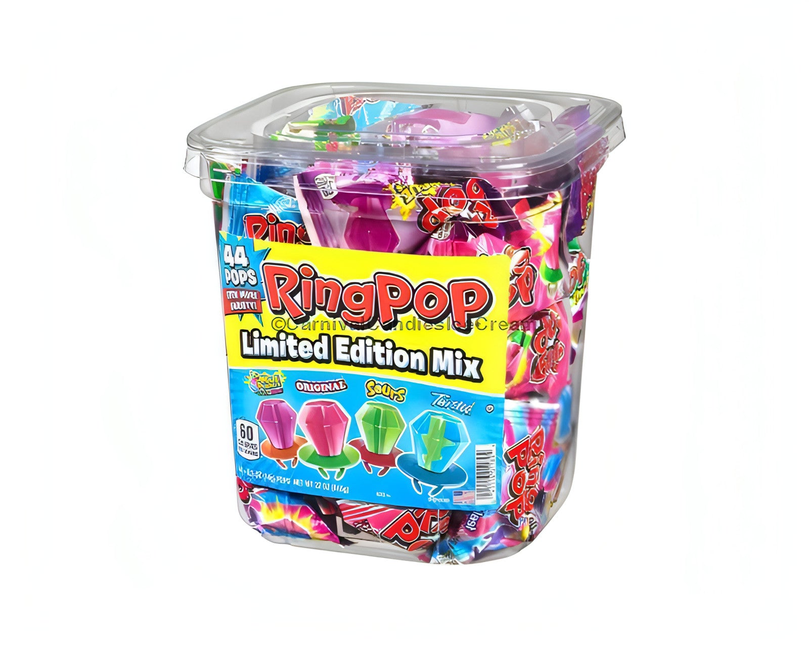 Ring Pops (44 Count) - Carnival Candies & Ice Cream Inc.