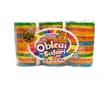 Safari Mini Obleas wafer snacks in colorful packaging, a delightful Mexican snack treat for sweet cravings.