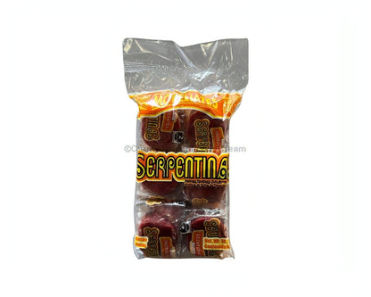 Serpentinas 30 count pack of dehydrated natural fruit pulp, a delicious Mexican candy bulk snack option.