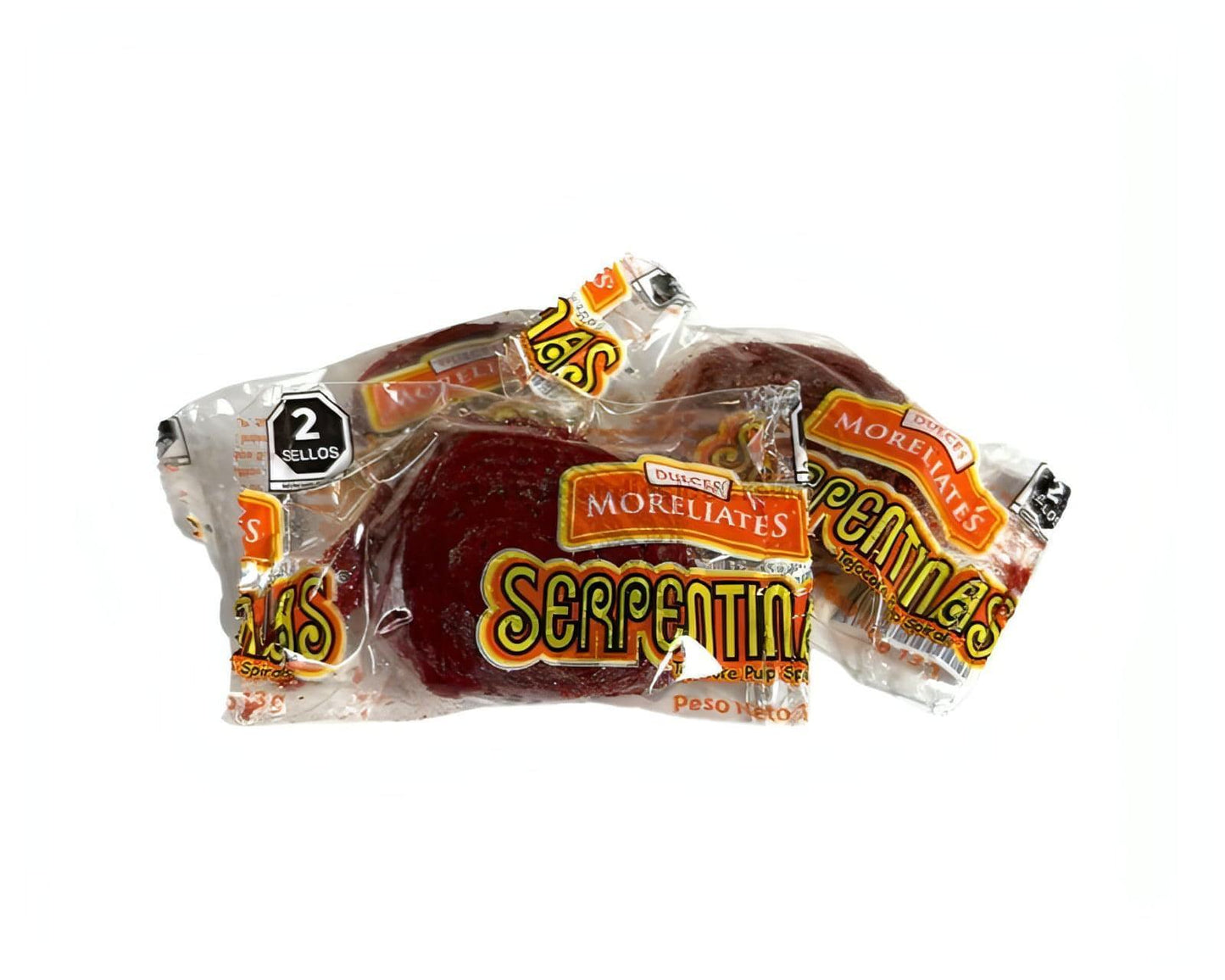 Dehydrated Serpentinas (30 Count) Mexican candy bulk, all-natural fruit pulp bites for a delicious snack.