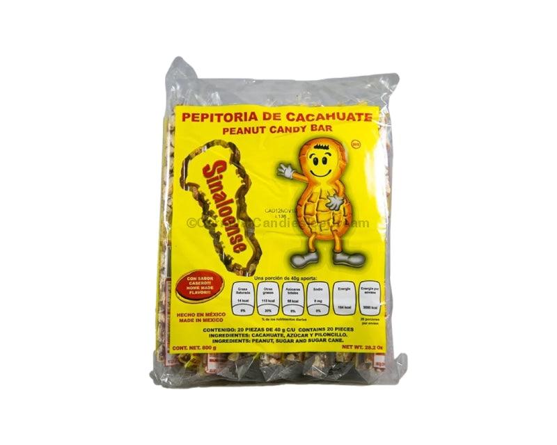 Sinaloense Pepitoria De Cacahuate (20 Count) Peanut Snacks