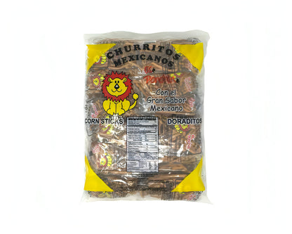 Super Leon Churrito Thin Sticks (24 Count) - Carnival Candies & Ice Cream Inc.