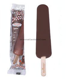 Super Pops Ice Cream Sticks in chocolate flavor, 12 count, perfect for bulk ice cream treats on-the-go.