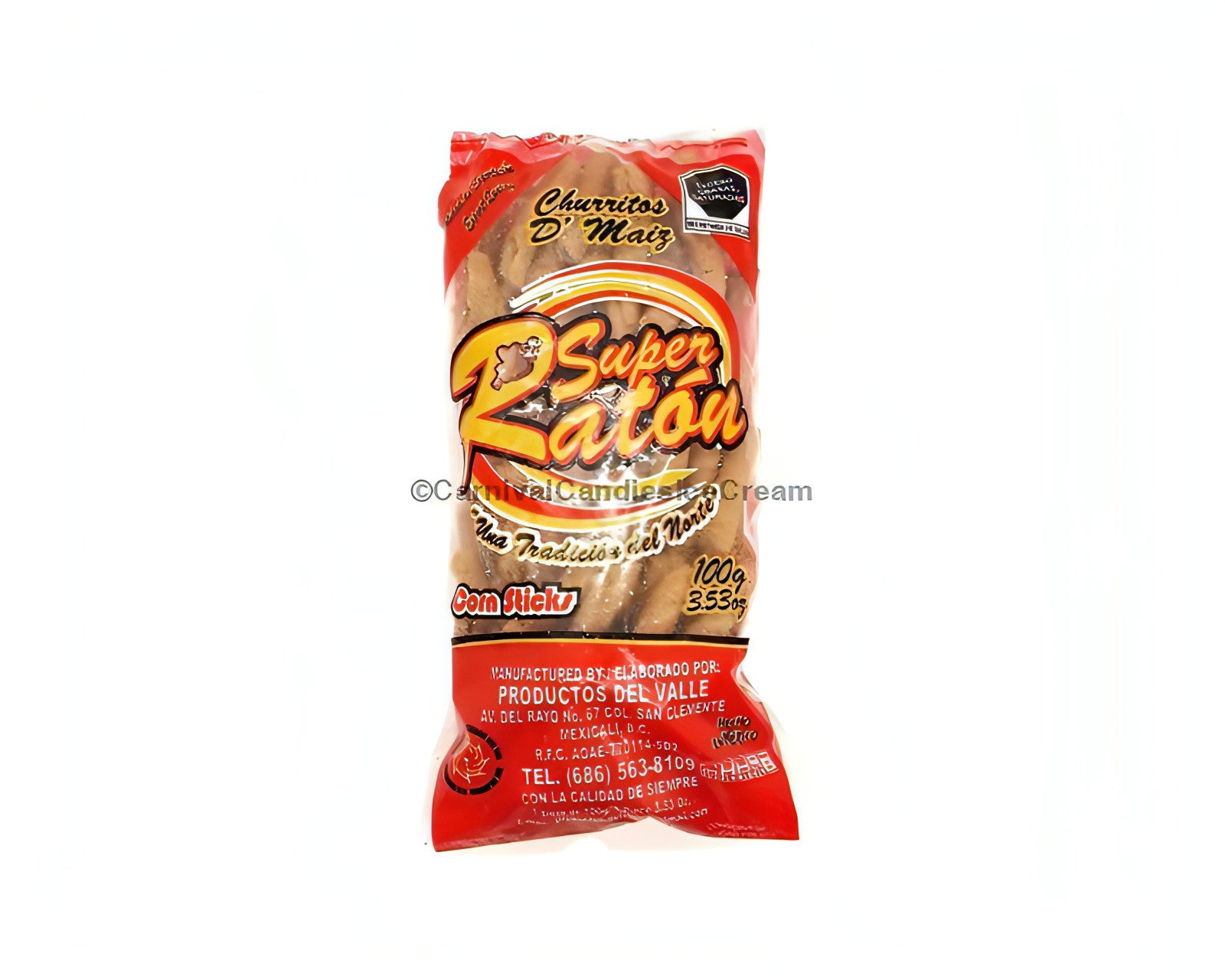 Super Raton Snack Super Raton Churritos (24 Count)- Bulk Snacks – Carnival Candies & Ice ...