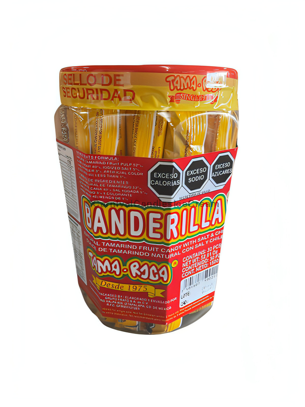 Tama-Roca Banderilla (30 Count) - Bulk Mexican Candy – Carnival Candies ...