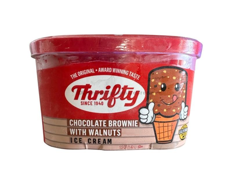 Thrifty Chocolate Brownie With Walnuts (1.5 Qt) Ice Cream