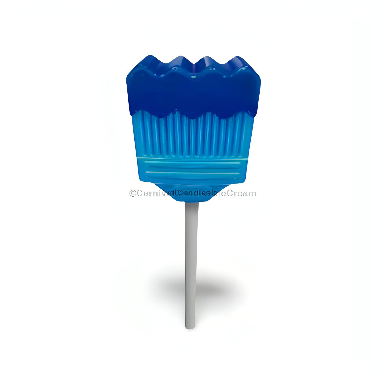 Vero Pinta Azul Strawberry/Raspberry Mexican candy lollipop with blue design, pack of 40 for sweet, fruity flavor.