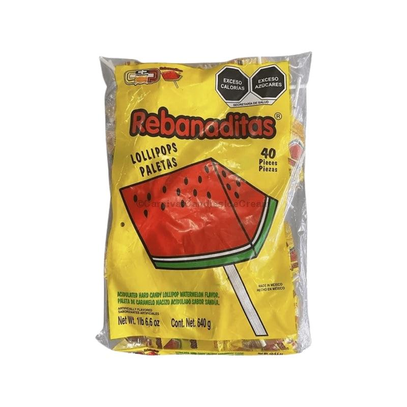 Vero Rebanaditas Watermelon Chili Lollipop 20 Pcs. – La Botana Dulcería - Foto 5