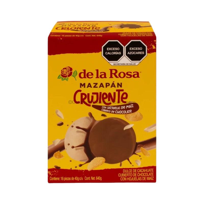 Wholesale De La Rosa Mazapan Chocolate Crujiente (16 Count) Peanut Flavor